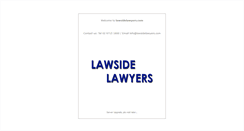 Desktop Screenshot of lawsidelawyers.com
